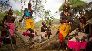 Uomini di etnia Samburu